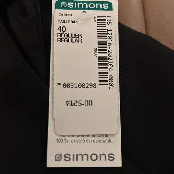 Men’s black waistcoat - Picture 10 of 10